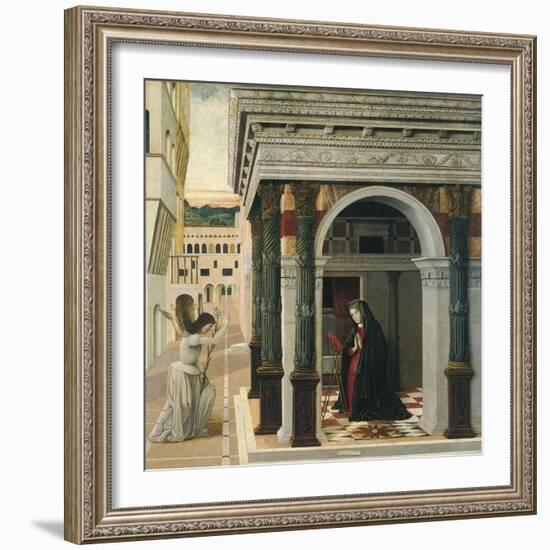 The Annunciation-Gentile Bellini-Framed Giclee Print