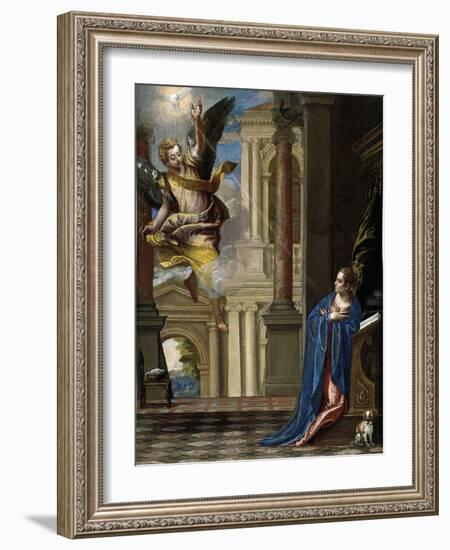 The Annunciation-Paolo Veronese-Framed Giclee Print