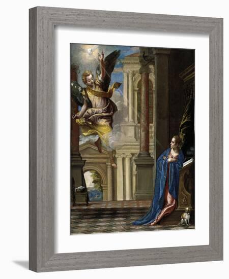 The Annunciation-Paolo Veronese-Framed Giclee Print