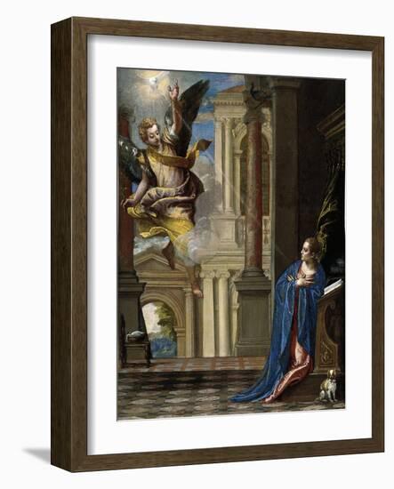 The Annunciation-Paolo Veronese-Framed Giclee Print