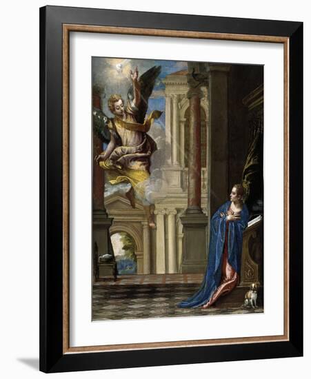 The Annunciation-Paolo Veronese-Framed Giclee Print