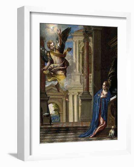 The Annunciation-Paolo Veronese-Framed Giclee Print