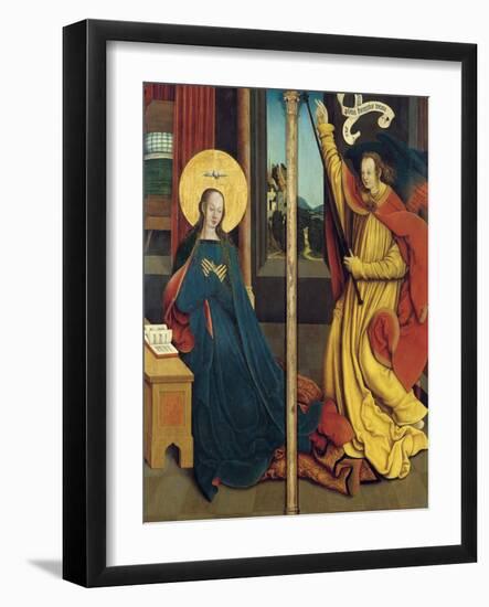 The Annunciation-Bernhard Strigel-Framed Giclee Print