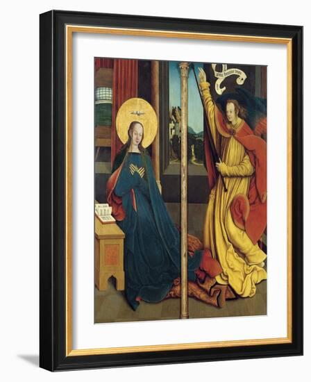 The Annunciation-Bernhard Strigel-Framed Giclee Print