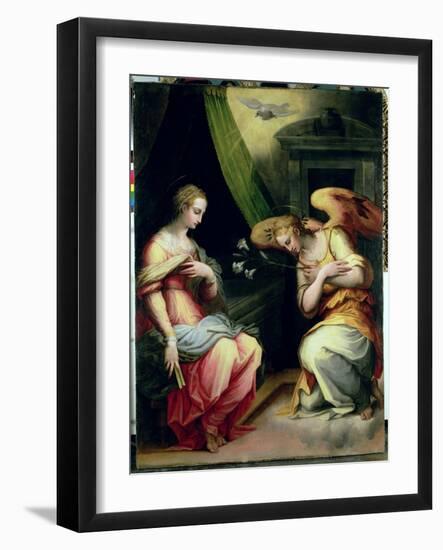 The Annunciation-Giorgio Vasari-Framed Giclee Print