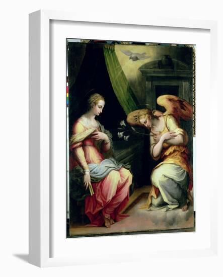 The Annunciation-Giorgio Vasari-Framed Giclee Print