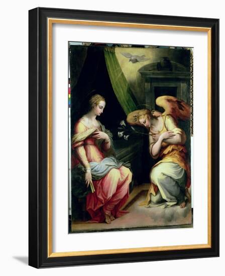 The Annunciation-Giorgio Vasari-Framed Giclee Print