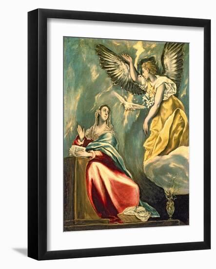 The Annunciation-El Greco-Framed Giclee Print