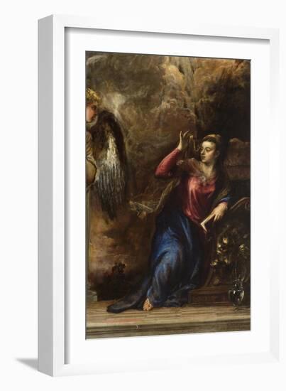 The Annunciation-Titian (Tiziano Vecelli)-Framed Giclee Print