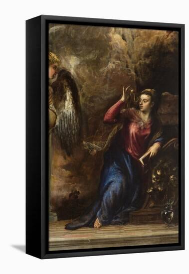 The Annunciation-Titian (Tiziano Vecelli)-Framed Premier Image Canvas