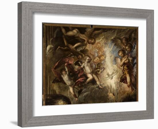 The Annunciation-Titian (Tiziano Vecelli)-Framed Giclee Print