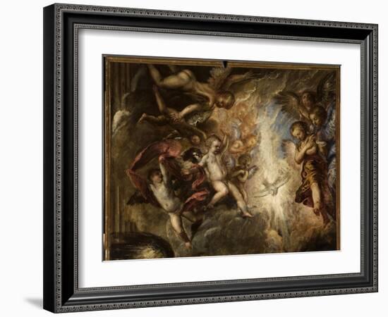 The Annunciation-Titian (Tiziano Vecelli)-Framed Giclee Print