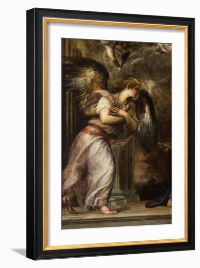 The Annunciation-Titian (Tiziano Vecelli)-Framed Giclee Print