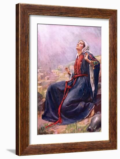 The Annunciation-Harold Copping-Framed Giclee Print