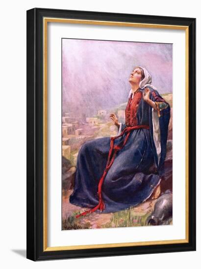 The Annunciation-Harold Copping-Framed Giclee Print