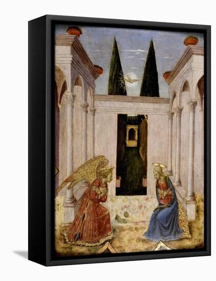 The Annunciation-Fra Angelico-Framed Premier Image Canvas