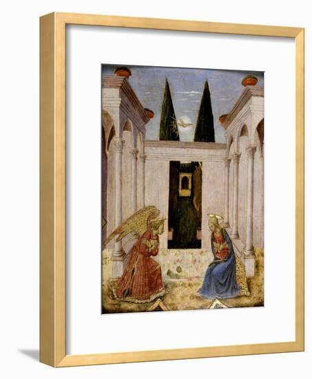 The Annunciation-Fra Angelico-Framed Giclee Print