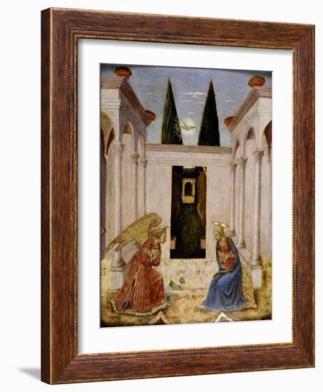 The Annunciation-Fra Angelico-Framed Giclee Print