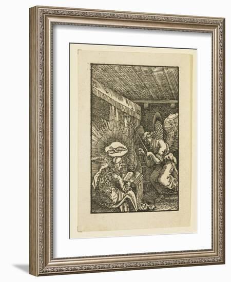 The Annunciation-Albrecht Altdorfer-Framed Giclee Print