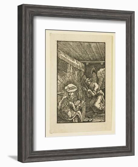 The Annunciation-Albrecht Altdorfer-Framed Giclee Print