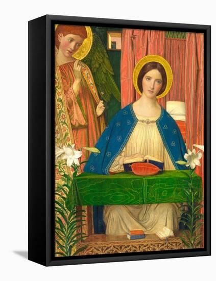 The Annunciation-Arthur Joseph Gaskin-Framed Premier Image Canvas