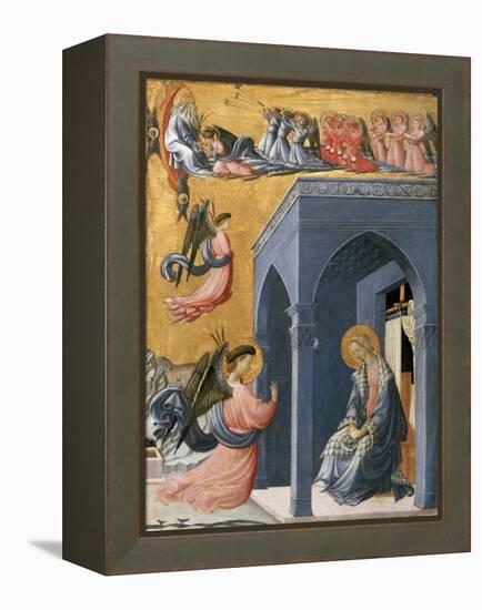 The Annunciation-Paolo Uccello-Framed Premier Image Canvas