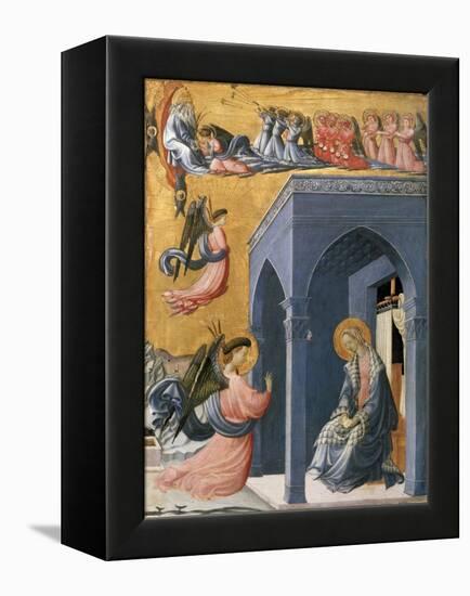 The Annunciation-Paolo Uccello-Framed Premier Image Canvas