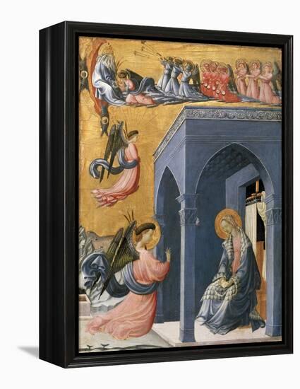 The Annunciation-Paolo Uccello-Framed Premier Image Canvas