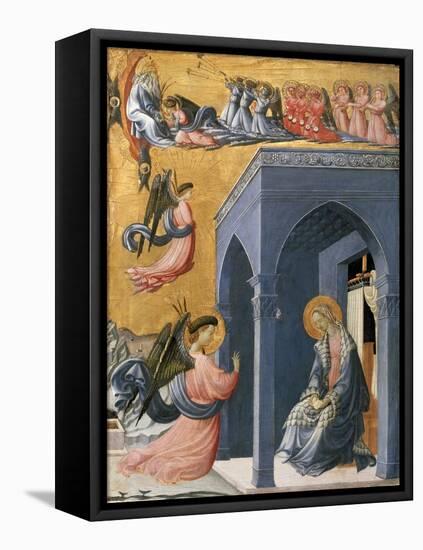 The Annunciation-Paolo Uccello-Framed Premier Image Canvas