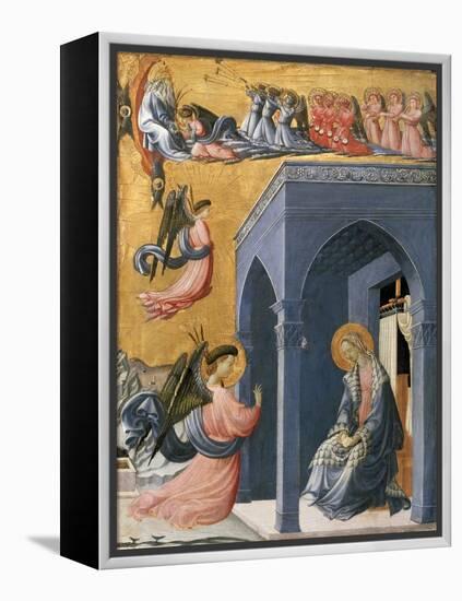 The Annunciation-Paolo Uccello-Framed Premier Image Canvas