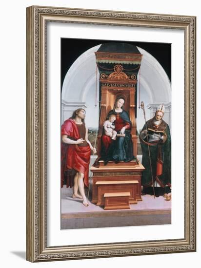 The Ansidei Madonna, 1505-Raphael-Framed Giclee Print