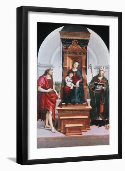 The Ansidei Madonna, 1505-Raphael-Framed Giclee Print