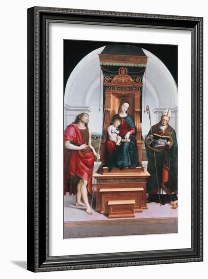 The Ansidei Madonna, 1505-Raphael-Framed Giclee Print