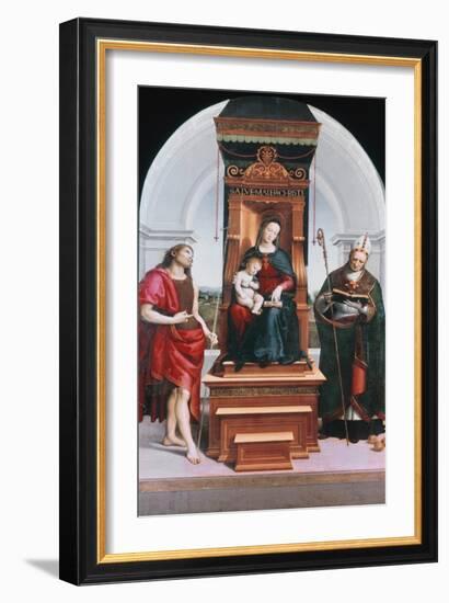 The Ansidei Madonna, 1505-Raphael-Framed Giclee Print