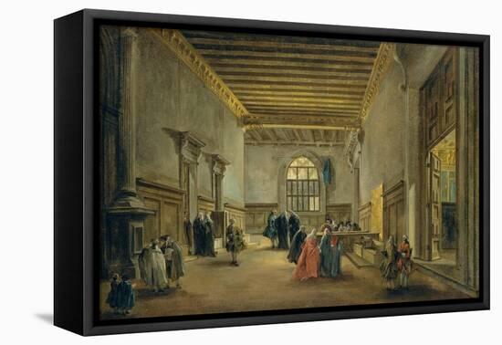 The Antechamber of the Sala del Maggior Consiglio, c.1765-68-Francesco Guardi-Framed Premier Image Canvas