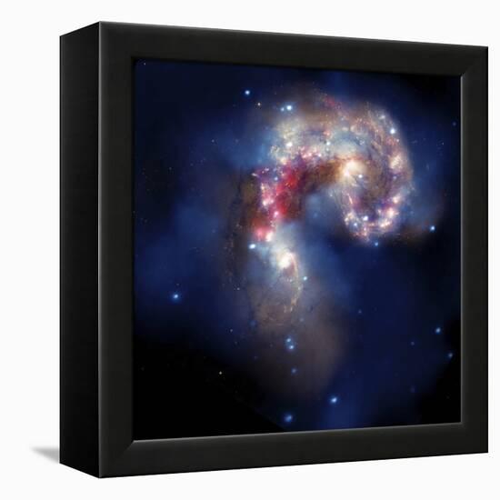 The Antennae Galaxies-Stocktrek Images-Framed Premier Image Canvas