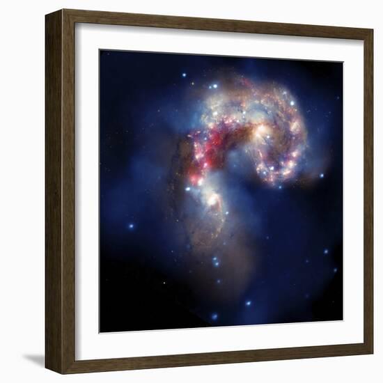 The Antennae Galaxies-Stocktrek Images-Framed Photographic Print