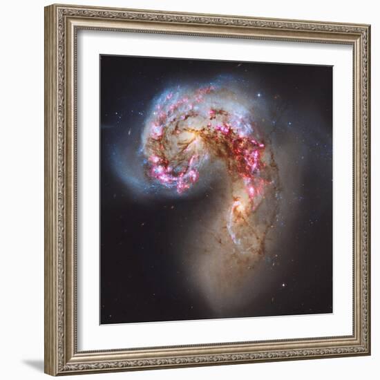 The Antennae Galaxies-null-Framed Photographic Print