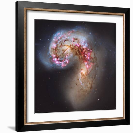 The Antennae Galaxies-null-Framed Photographic Print