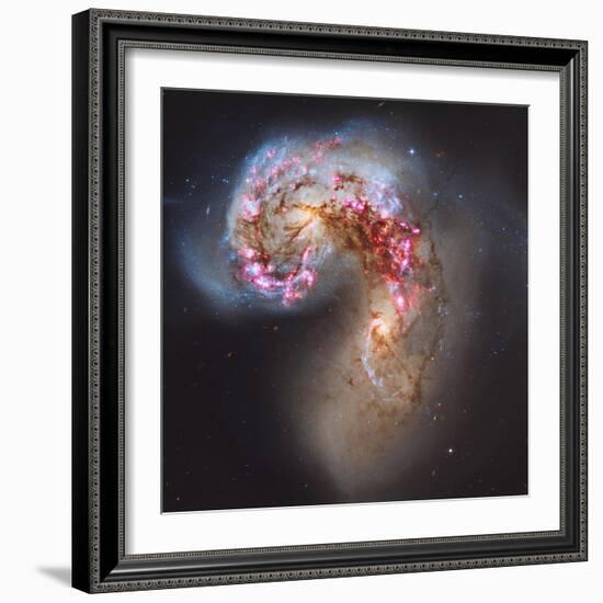 The Antennae Galaxies-null-Framed Photographic Print