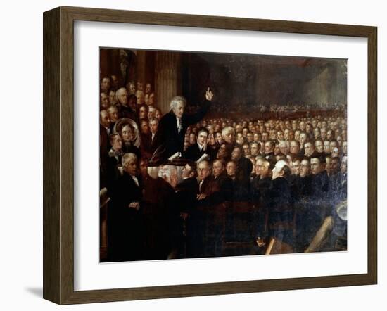 The Anti-Slavery Society Convention, 1840, 1841-Benjamin Robert Haydon-Framed Giclee Print