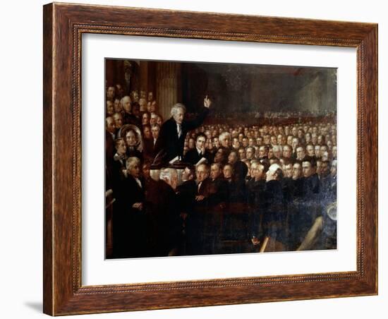 The Anti-Slavery Society Convention, 1840, 1841-Benjamin Robert Haydon-Framed Giclee Print