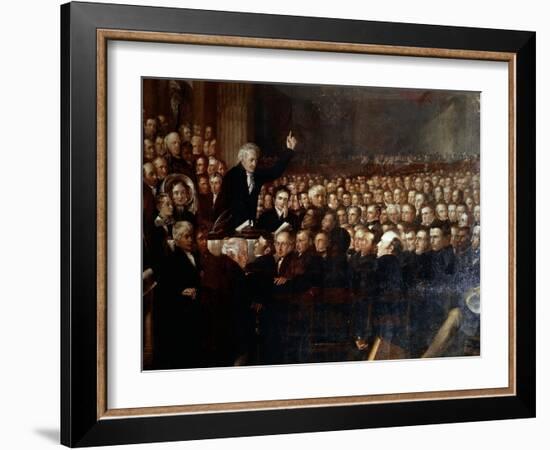 The Anti-Slavery Society Convention, 1840, 1841-Benjamin Robert Haydon-Framed Giclee Print