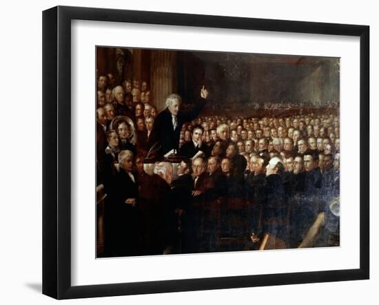 The Anti-Slavery Society Convention, 1840, 1841-Benjamin Robert Haydon-Framed Giclee Print