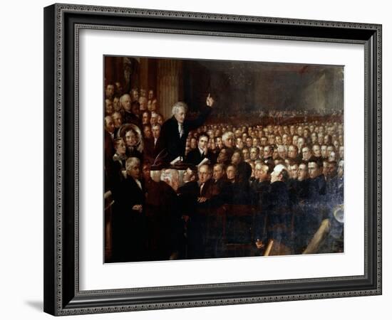 The Anti-Slavery Society Convention, 1840, 1841-Benjamin Robert Haydon-Framed Giclee Print