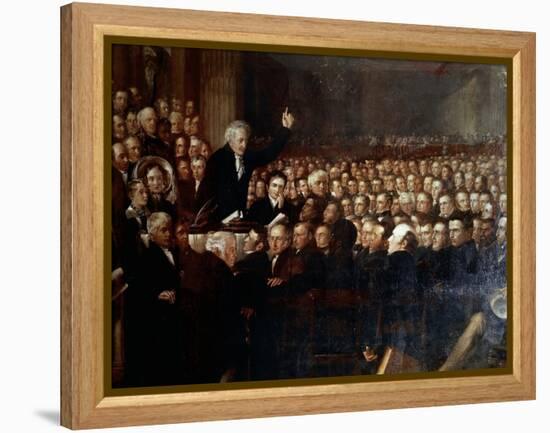 The Anti-Slavery Society Convention, 1840, 1841-Benjamin Robert Haydon-Framed Premier Image Canvas