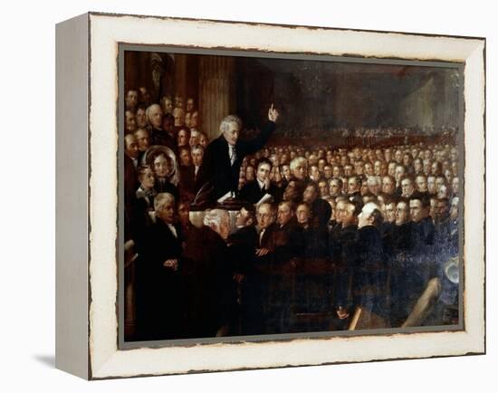 The Anti-Slavery Society Convention, 1840, 1841-Benjamin Robert Haydon-Framed Premier Image Canvas