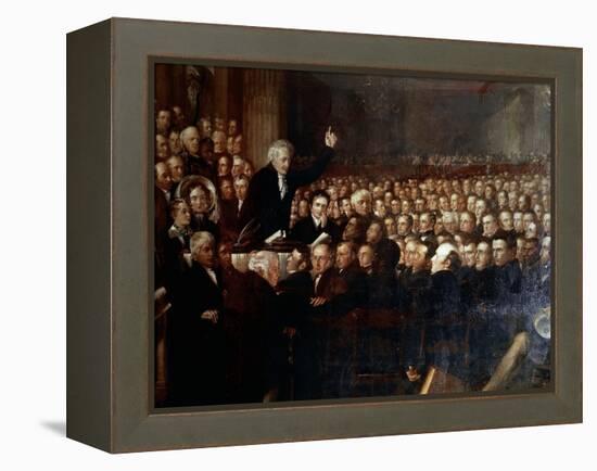 The Anti-Slavery Society Convention, 1840, 1841-Benjamin Robert Haydon-Framed Premier Image Canvas