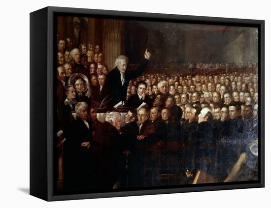 The Anti-Slavery Society Convention, 1840, 1841-Benjamin Robert Haydon-Framed Premier Image Canvas