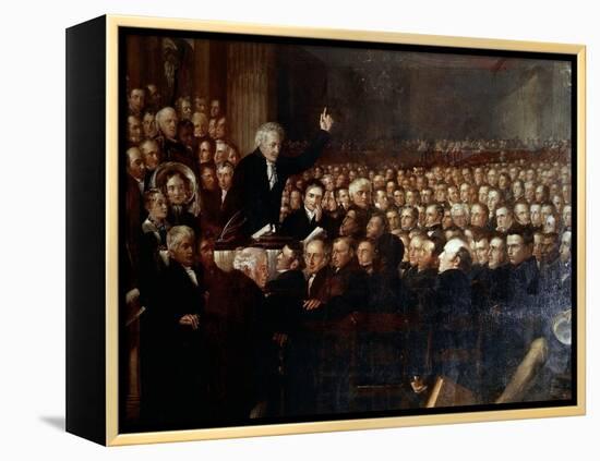 The Anti-Slavery Society Convention, 1840, 1841-Benjamin Robert Haydon-Framed Premier Image Canvas